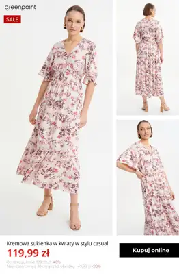 Greenpoint - gazetka promocyjna Wiosenne sukienki w kwiaty od czwartku 05.03  - strona 10