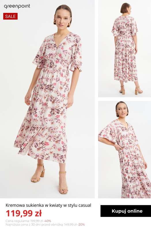 Greenpoint - gazetka promocyjna Wiosenne sukienki w kwiaty od czwartku 05.03  - strona 10
