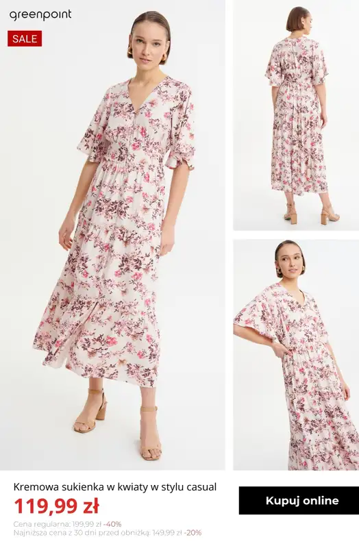 Greenpoint - gazetka promocyjna Wiosenne sukienki w kwiaty od czwartku 05.03  - strona 10