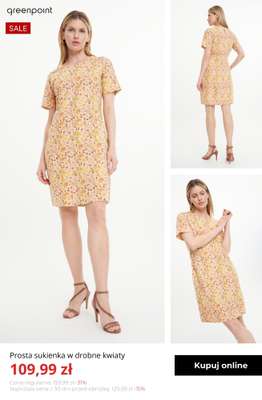 Greenpoint - gazetka promocyjna Wiosenne sukienki w kwiaty od czwartku 05.03  - strona 9