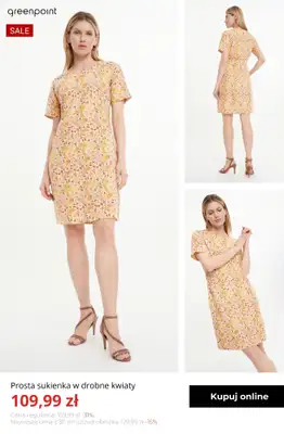 Greenpoint - gazetka promocyjna Wiosenne sukienki w kwiaty od czwartku 05.03  - strona 9