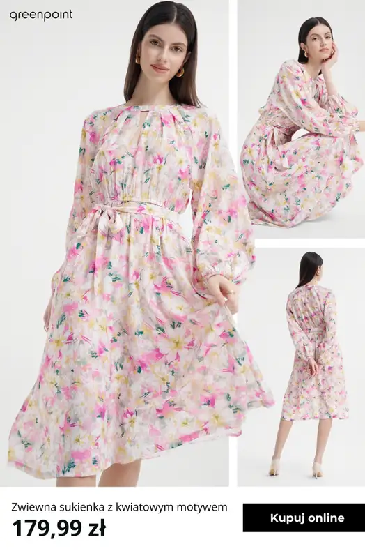 Greenpoint - gazetka promocyjna Wiosenne sukienki w kwiaty od czwartku 05.03  - strona 5