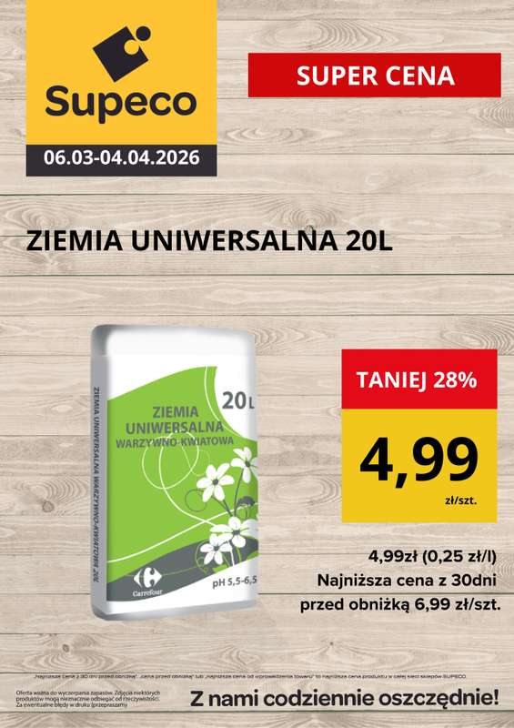 Supeco - gazetka promocyjna Ziemia uniwersalna od piątku 06.03 do soboty 04.04 - strona 2