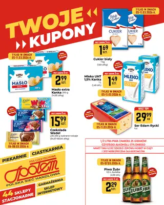 Społem Częstochowa - gazetka promocyjna Plakaty promocyjne od czwartku 05.03 do środy 11.03 - strona 2