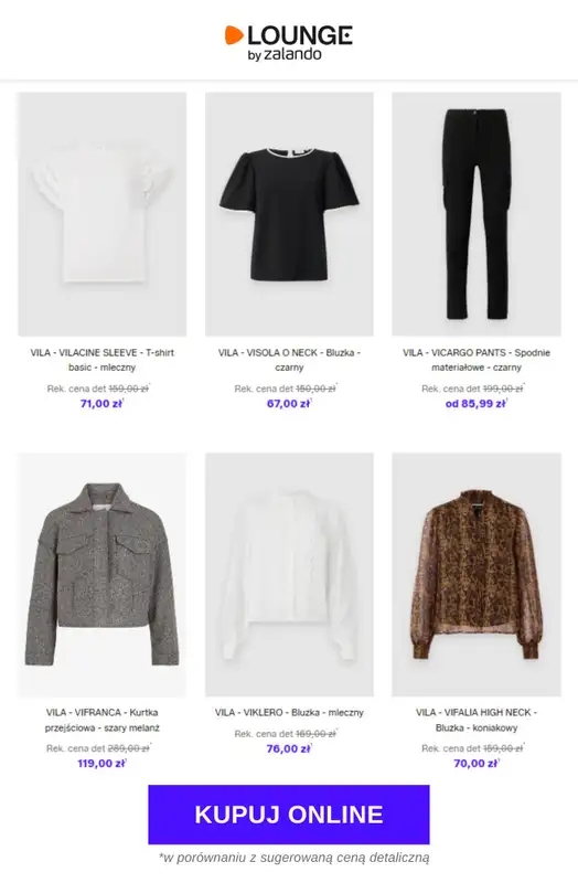 Lounge by Zalando - gazetka promocyjna Do -76% VILA od czwartku 05.03 do soboty 07.03 - strona 5