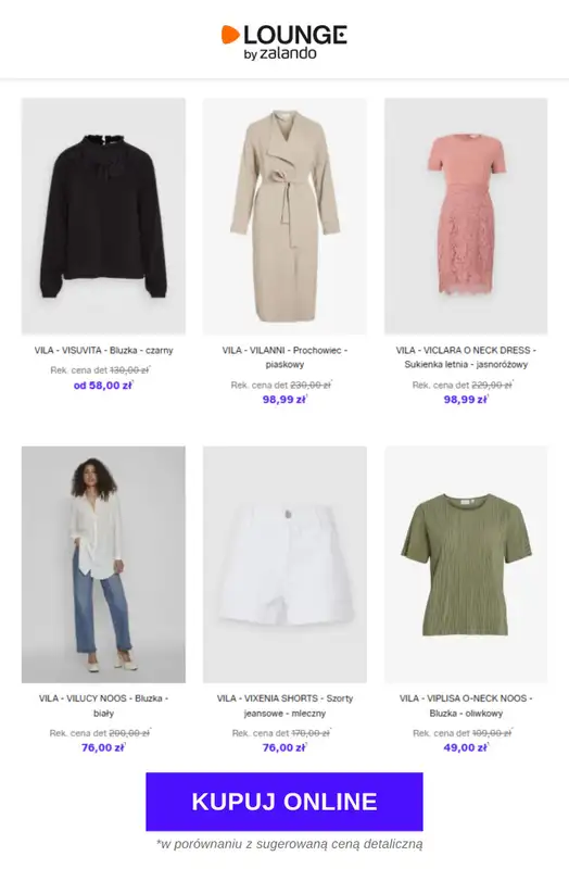 Lounge by Zalando - gazetka promocyjna Do -76% VILA od czwartku 05.03 do soboty 07.03 - strona 9