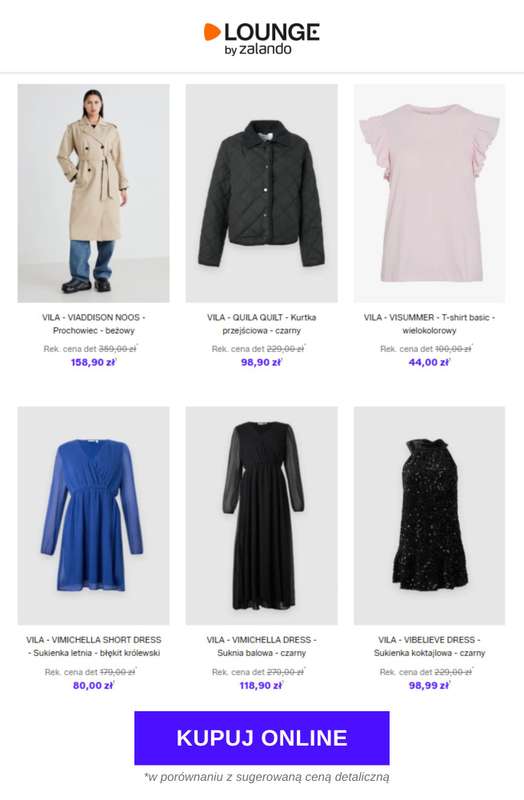 Lounge by Zalando - gazetka promocyjna Do -76% VILA od czwartku 05.03 do soboty 07.03 - strona 4
