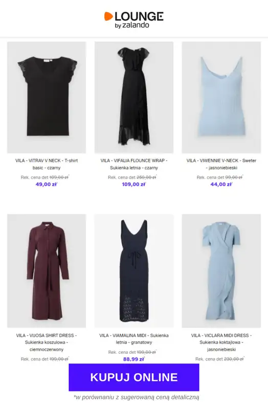 Lounge by Zalando - gazetka promocyjna Do -76% VILA od czwartku 05.03 do soboty 07.03 - strona 6