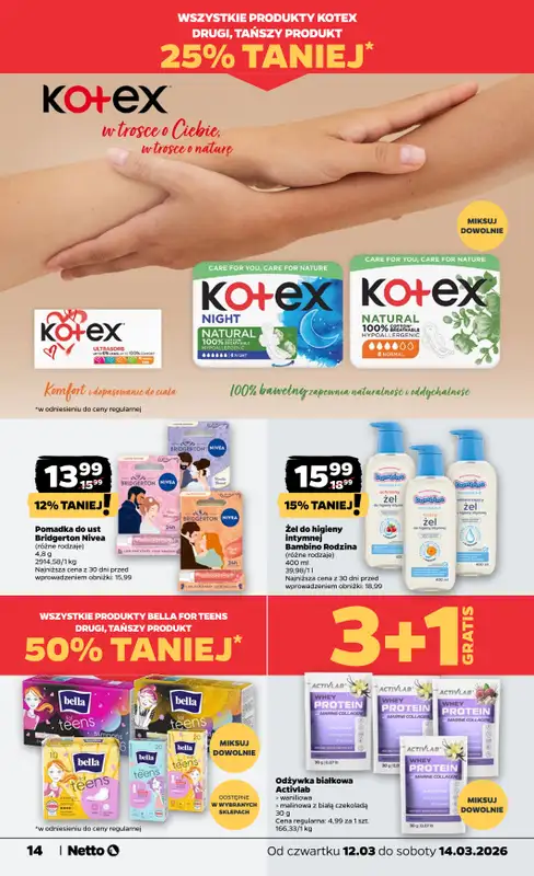 Netto - gazetka promocyjna Gazetka  do soboty 14.03 - strona 14
