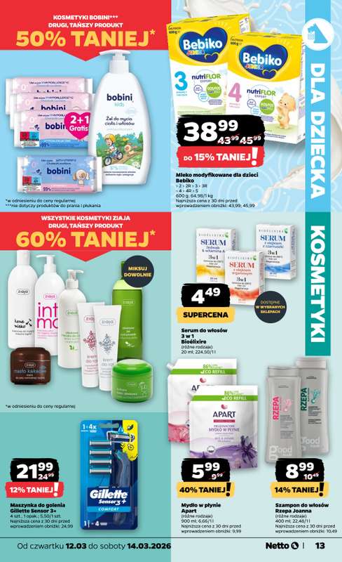 Netto - gazetka promocyjna Gazetka  do soboty 14.03 - strona 13