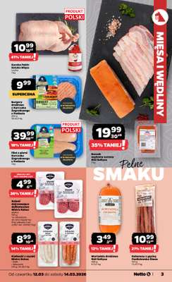 Netto - gazetka promocyjna Gazetka  do soboty 14.03 - strona 3