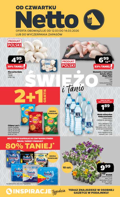 Netto - gazetka promocyjna Gazetka  do soboty 14.03