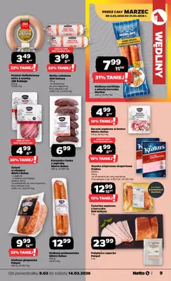 Netto - gazetka promocyjna Gazetka od poniedziałku 09.03 do soboty 14.03 - strona 9