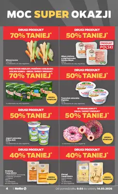 Netto - gazetka promocyjna Gazetka od poniedziałku 09.03 do soboty 14.03 - strona 4