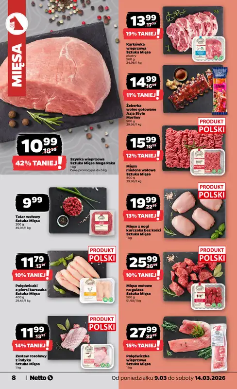 Netto - gazetka promocyjna Gazetka od poniedziałku 09.03 do soboty 14.03 - strona 8