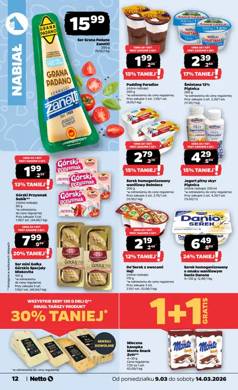 Netto - gazetka promocyjna Gazetka od poniedziałku 09.03 do soboty 14.03 - strona 12