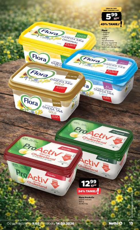 Netto - gazetka promocyjna Gazetka od poniedziałku 09.03 do soboty 14.03 - strona 15