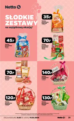 Netto - gazetka promocyjna Gazetka od poniedziałku 09.03 do soboty 14.03 - strona 21