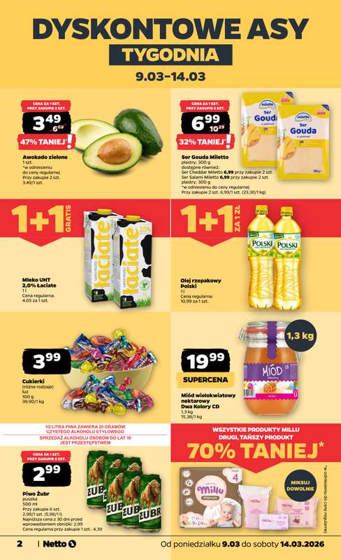 Netto - gazetka promocyjna Gazetka od poniedziałku 09.03 do soboty 14.03 - strona 2