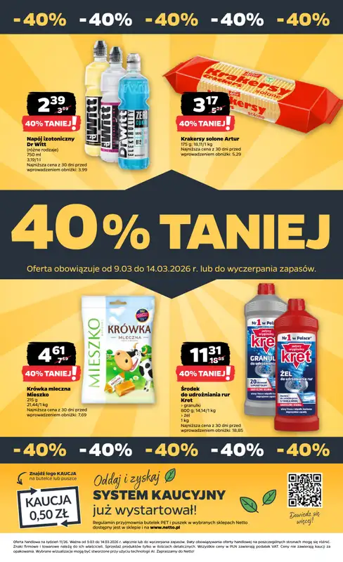 Netto - gazetka promocyjna Gazetka od poniedziałku 09.03 do soboty 14.03 - strona 30