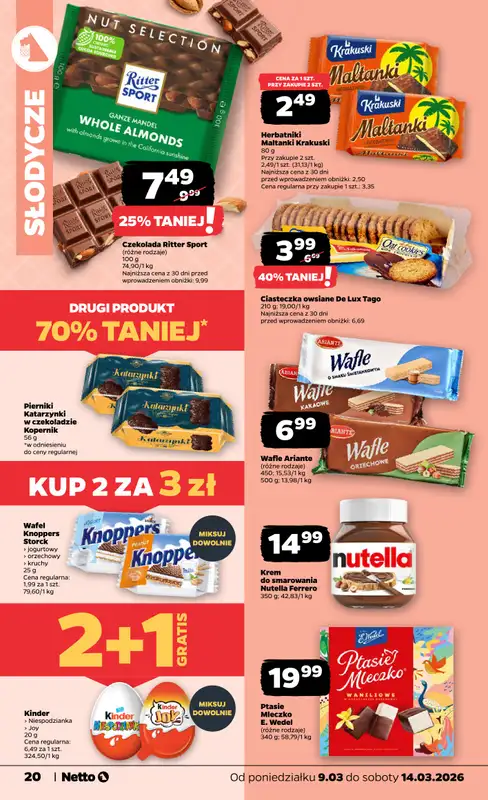 Netto - gazetka promocyjna Gazetka od poniedziałku 09.03 do soboty 14.03 - strona 20