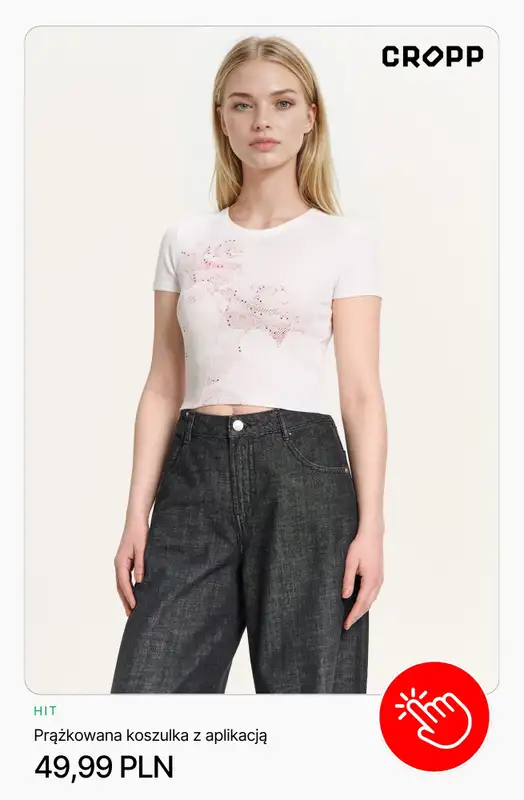 Cropp - gazetka promocyjna HITY sprzedaży dla niej od czwartku 05.03  - strona 8