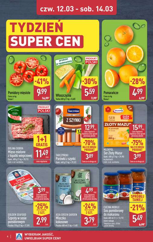 Aldi - gazetka promocyjna Weekend super cen w Aldi! od czwartku 12.03 do soboty 14.03 - strona 4