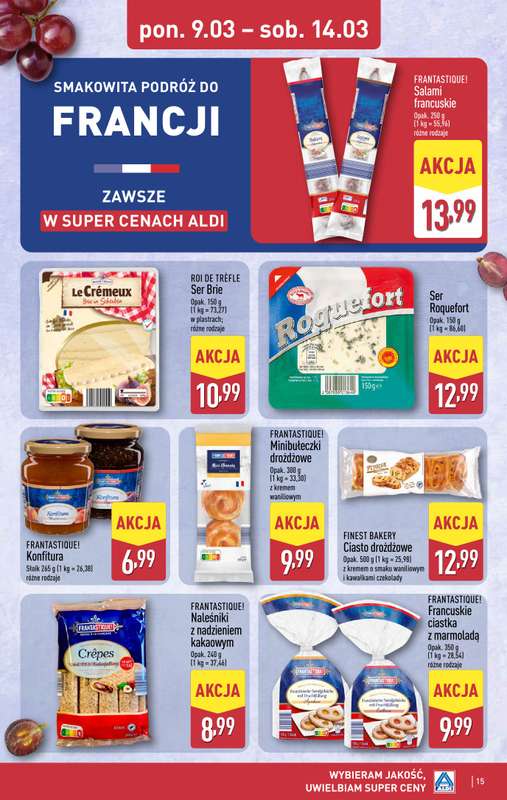 Aldi - gazetka promocyjna Pełny katalog! od poniedziałku 09.03 do soboty 14.03 - strona 15