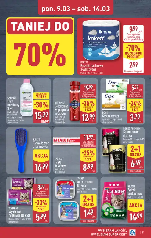 Aldi - gazetka promocyjna Pełny katalog! od poniedziałku 09.03 do soboty 14.03 - strona 21