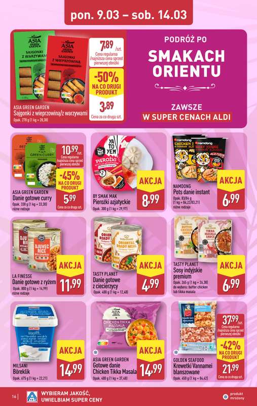 Aldi - gazetka promocyjna Pełny katalog! od poniedziałku 09.03 do soboty 14.03 - strona 16