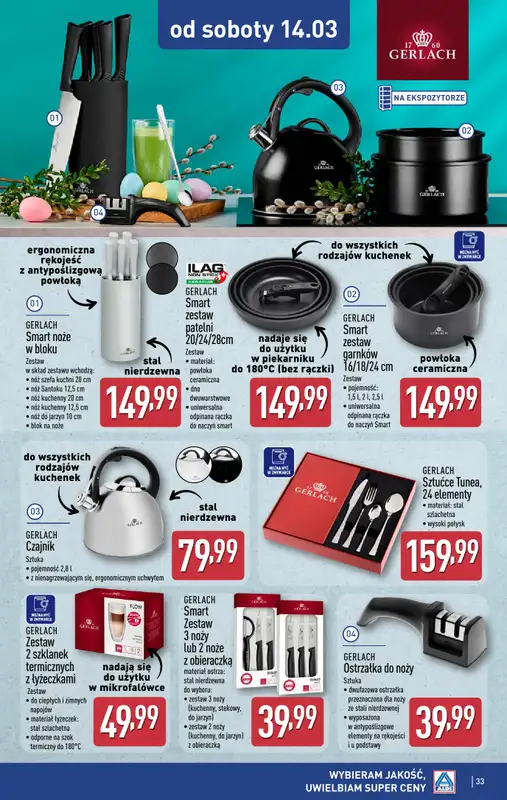 Aldi - gazetka promocyjna Pełny katalog! od poniedziałku 09.03 do soboty 14.03 - strona 33