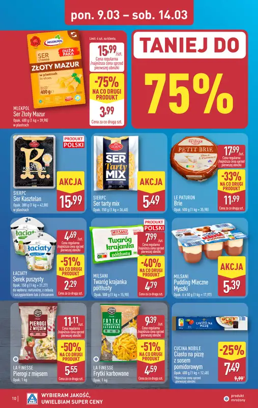 Aldi - gazetka promocyjna Pełny katalog! od poniedziałku 09.03 do soboty 14.03 - strona 10