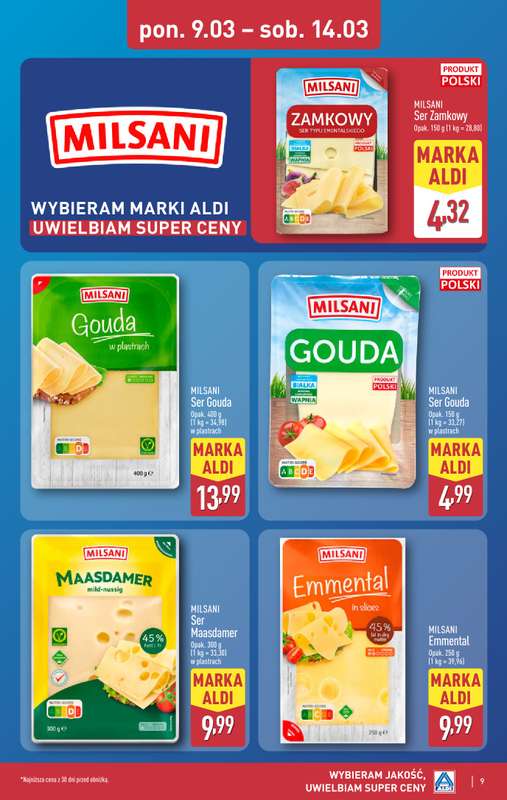 Aldi - gazetka promocyjna Pełny katalog! od poniedziałku 09.03 do soboty 14.03 - strona 9