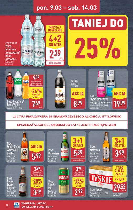 Aldi - gazetka promocyjna Pełny katalog! od poniedziałku 09.03 do soboty 14.03 - strona 20