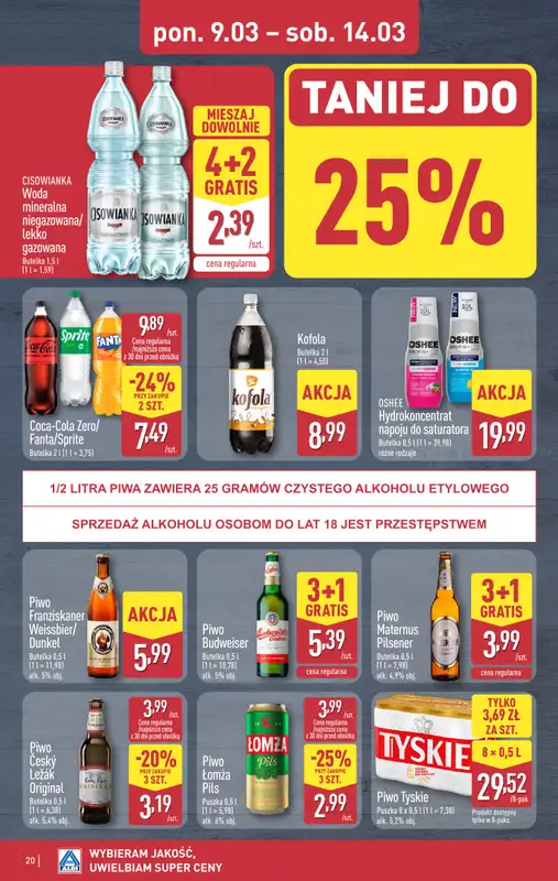 Aldi - gazetka promocyjna Pełny katalog! od poniedziałku 09.03 do soboty 14.03 - strona 20