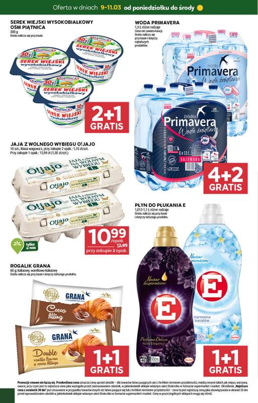 Stokrotka - gazetka promocyjna Hity na start od poniedziałku 09.03 do środy 11.03 - strona 2