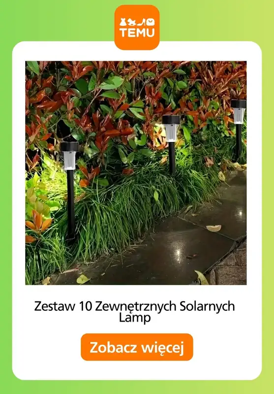 Temu - gazetka promocyjna Oświetlenie do ogrodu od czwartku 05.03  - strona 9