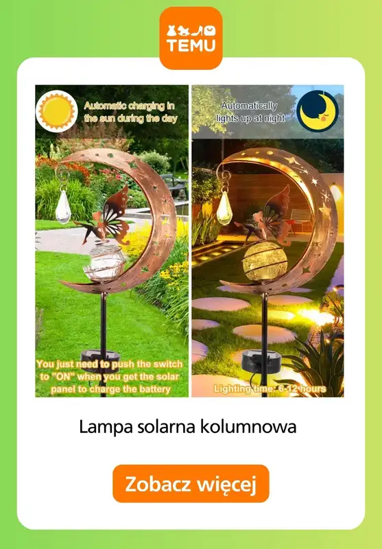 Temu - gazetka promocyjna Oświetlenie do ogrodu od czwartku 05.03  - strona 12