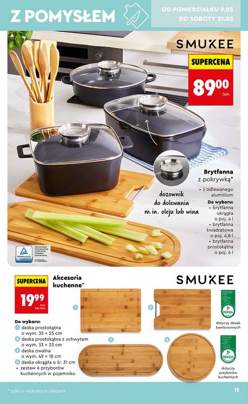 Biedronka - gazetka promocyjna Hity i inspiracje od 7.03 od soboty 07.03 do środy 25.03 - strona 15