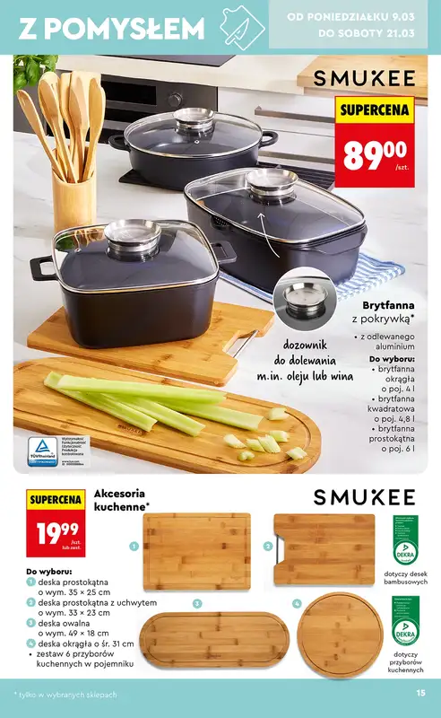 Biedronka - gazetka promocyjna Hity i inspiracje od 7.03 od soboty 07.03 do środy 25.03 - strona 15