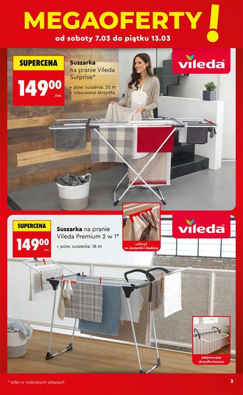 Biedronka - gazetka promocyjna Hity i inspiracje od 7.03 od soboty 07.03 do środy 25.03 - strona 3