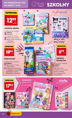 Biedronka - gazetka promocyjna Hity i inspiracje od 7.03 od soboty 07.03 do środy 25.03 - strona 12