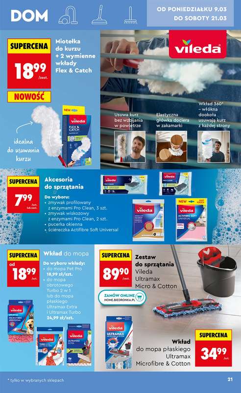 Biedronka - gazetka promocyjna Hity i inspiracje od 7.03 od soboty 07.03 do środy 25.03 - strona 21