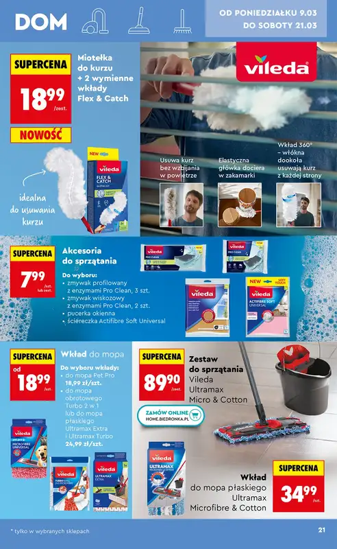 Biedronka - gazetka promocyjna Hity i inspiracje od 7.03 od soboty 07.03 do środy 25.03 - strona 21