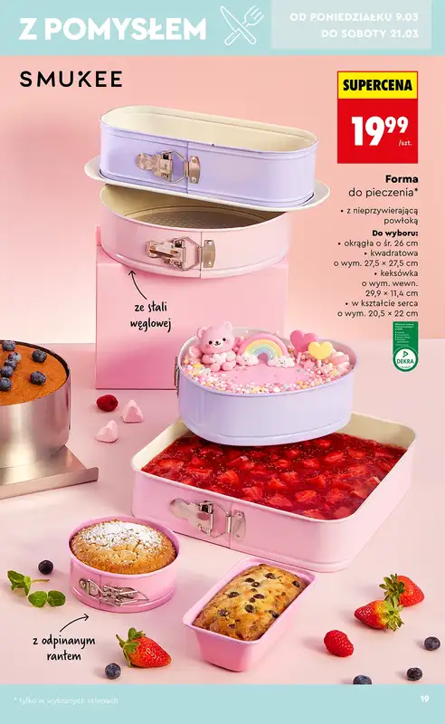 Biedronka - gazetka promocyjna Hity i inspiracje od 7.03 od soboty 07.03 do środy 25.03 - strona 19