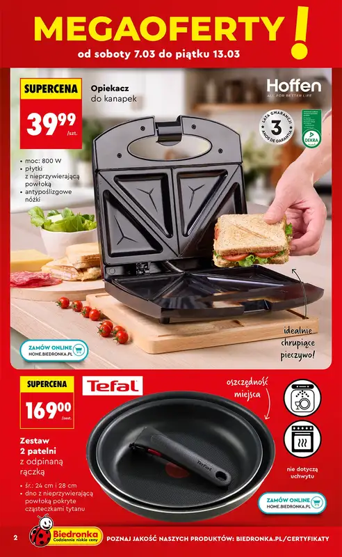 Biedronka - gazetka promocyjna Hity i inspiracje od 7.03   - strona 2