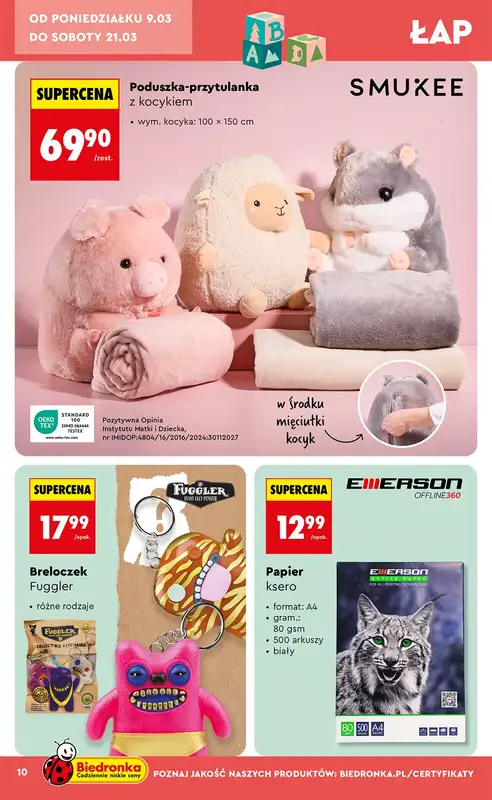 Biedronka - gazetka promocyjna Hity i inspiracje od 7.03 od soboty 07.03 do środy 25.03 - strona 10