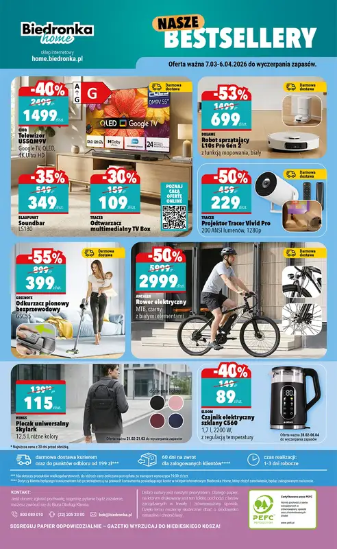 Biedronka - gazetka promocyjna Hity i inspiracje od 7.03 od soboty 07.03 do środy 25.03 - strona 46