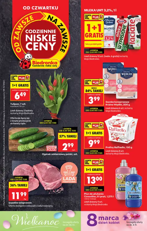 Biedronka - gazetka promocyjna Od czwartku, Z ladą tradycyjną  