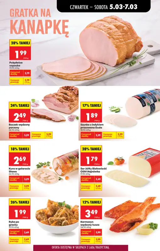 Biedronka - gazetka promocyjna Od czwartku, Z ladą tradycyjną od czwartku 05.03 do środy 11.03 - strona 39